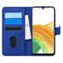 Microsonic Samsung Galaxy A33 5G Kılıf Fabric Book Wallet Lacivert 1