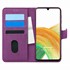 Microsonic Samsung Galaxy A33 5G Kılıf Fabric Book Wallet Mor 1