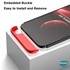 Microsonic Samsung Galaxy A54 Kılıf Double Dip 360 Protective Siyah Kırmızı 3
