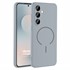 Microsonic Samsung Galaxy A35 Kılıf Zeno MagSafe Gri 1