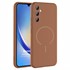 Microsonic Samsung Galaxy A34 Kılıf Zeno MagSafe Kahverengi 1