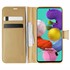 Microsonic Samsung Galaxy A51 Kılıf Delux Leather Wallet Gold 1