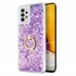 Microsonic Samsung Galaxy A52s Kılıf Glitter Liquid Holder Mor 1