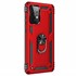Microsonic Samsung Galaxy A52s Kılıf Military Ring Holder Kırmızı 2