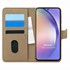 Microsonic Samsung Galaxy A54 Kılıf Fabric Book Wallet Gold 1