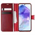 Microsonic Samsung Galaxy A55 Kılıf Delux Leather Wallet Kırmızı 1
