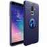 Microsonic Samsung Galaxy A6 Plus 2018 Kılıf Kickstand Ring Holder Lacivert 1