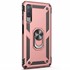 Microsonic Samsung Galaxy A7 2018 Kılıf Military Ring Holder Rose Gold 2