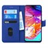 Microsonic Samsung Galaxy A70 Kılıf Fabric Book Wallet Lacivert 1