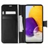 Microsonic Samsung Galaxy A72 Kılıf Delux Leather Wallet Siyah 1
