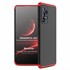 Microsonic Samsung Galaxy A73 5G Kılıf Double Dip 360 Protective Siyah Kırmızı 1