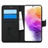 Microsonic Samsung Galaxy A73 5G Kılıf Fabric Book Wallet Siyah 1