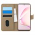 Microsonic Samsung Galaxy A81 Kılıf Fabric Book Wallet Gold 1