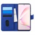 Microsonic Samsung Galaxy A81 Kılıf Fabric Book Wallet Lacivert 1