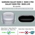 Microsonic Samsung Galaxy Buds 2 Pro Kılıf Askılı Mat Silikon Siyah 2