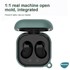 Microsonic Samsung Galaxy Buds 2 Pro Kılıf Askılı Mat Silikon Yeşil 6