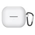 Microsonic Samsung Galaxy Buds 3 Pro Kılıf Askılı Mat Silikon Beyaz 1