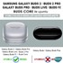 Microsonic Samsung Galaxy Buds Core Kılıf Military Darbe Emici Askılık Yeşil 3