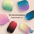 Microsonic Samsung Galaxy Buds 2 Kılıf Degrade Rubber Mavi Mor 4