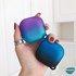 Microsonic Samsung Galaxy Buds 2 Kılıf Degrade Rubber Mavi Mor 7
