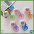 Microsonic Samsung Galaxy Buds 2 Kılıf Süslü Renkli Kalp Desenli Mor 4