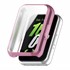 Microsonic Samsung Galaxy Fit 3 Kılıf 360 Full Round Soft Silicone Pembe 1