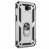 Microsonic Samsung Galaxy J4 Core Kılıf Military Ring Holder Gümüş 2