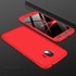 Microsonic Samsung Galaxy J4 Kılıf Double Dip 360 Protective Kırmızı 3