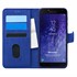 Microsonic Samsung Galaxy J4 Kılıf Fabric Book Wallet Lacivert 1