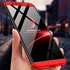 Microsonic Samsung Galaxy J4 Plus Kılıf Double Dip 360 Protective Siyah Kırmızı 5