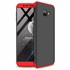 Microsonic Samsung Galaxy J4 Plus Kılıf Double Dip 360 Protective Siyah Kırmızı 1
