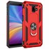 Microsonic Samsung Galaxy J6 Plus Kılıf Military Ring Holder Kırmızı 1