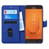 Microsonic Samsung Galaxy J7 Prime 2 Kılıf Fabric Book Wallet Lacivert 1