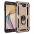 Microsonic Samsung Galaxy J7 Prime 2 Kılıf Military Ring Holder Gold 1