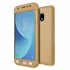 Microsonic Samsung Galaxy J7 Pro Kılıf Double Dip 360 Protective Gold 1