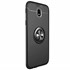 Microsonic Samsung Galaxy J7 Pro Kılıf Kickstand Ring Holder Siyah 2