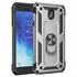 Microsonic Samsung Galaxy J7 Pro Kılıf Military Ring Holder Gümüş 1