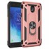 Microsonic Samsung Galaxy J7 Pro Kılıf Military Ring Holder Rose Gold 1