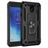 Microsonic Samsung Galaxy J7 Pro Kılıf Military Ring Holder Siyah 1