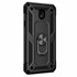 Microsonic Samsung Galaxy J7 Pro Kılıf Military Ring Holder Siyah 2