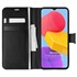 Microsonic Samsung Galaxy M13 Kılıf Delux Leather Wallet Siyah 1