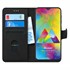 Microsonic Samsung Galaxy M20 Kılıf Fabric Book Wallet Siyah 1