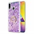 Microsonic Samsung Galaxy M20 Kılıf Glitter Liquid Holder Mor 1