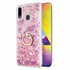 Microsonic Samsung Galaxy M20 Kılıf Glitter Liquid Holder Pembe 1