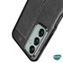 Microsonic Samsung Galaxy M23 Kılıf Deri Dokulu Silikon Lacivert 4