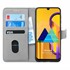 Microsonic Samsung Galaxy M30s Kılıf Fabric Book Wallet Gri 1