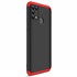 Microsonic Samsung Galaxy M31 Kılıf Double Dip 360 Protective Siyah Kırmızı 2