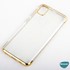 Microsonic Samsung Galaxy M31s Kılıf Skyfall Transparent Clear Gold 3