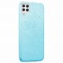 Microsonic Samsung Galaxy M22 Kılıf Sparkle Shiny Mavi 2