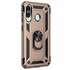 Microsonic Samsung Galaxy M40 Kılıf Military Ring Holder Gold 2